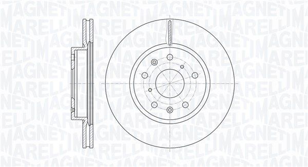 MAGNETI MARELLI Тормозной диск 361302040120